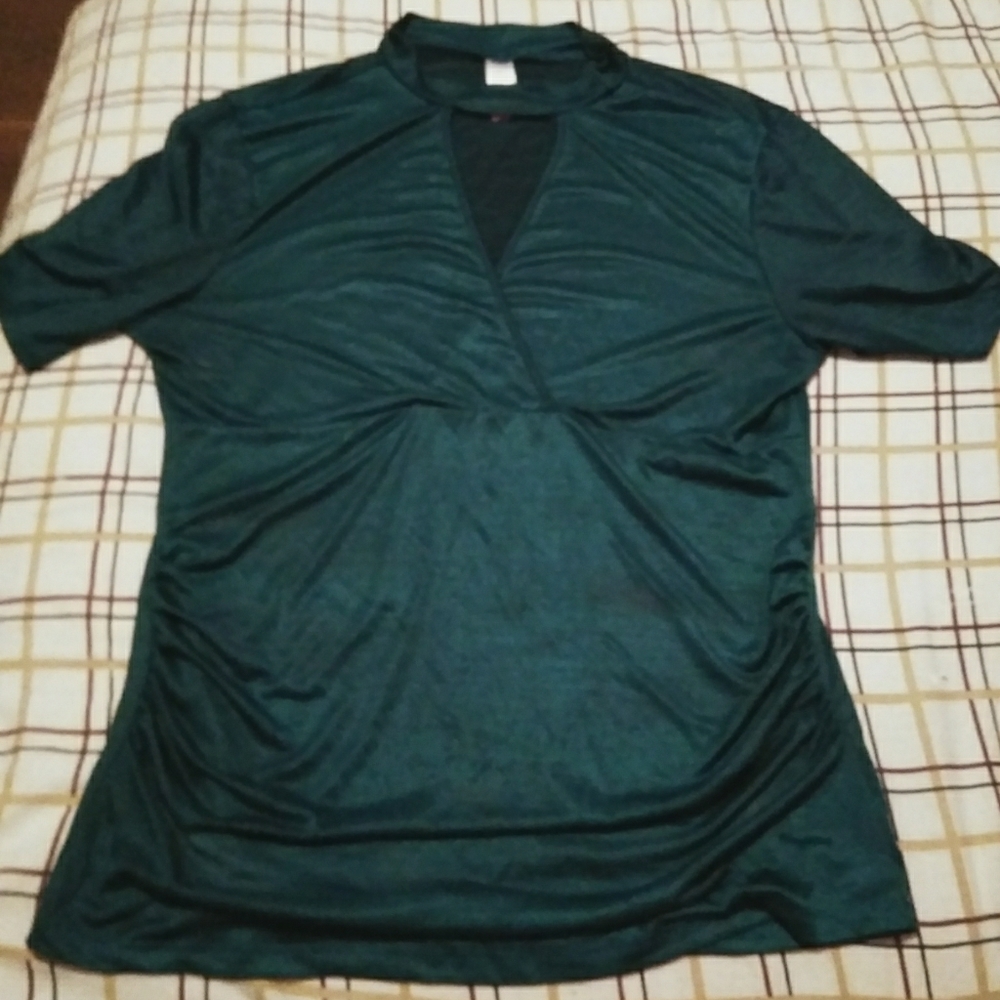 Dark green shirt